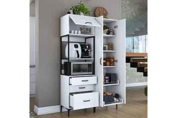 Eligius Høyskap - Hvit - Oppbevaring - Skap - Oppbevaringsskap