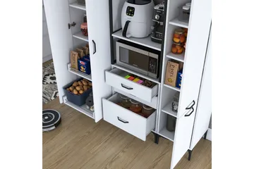 Eligius Høyskap - Hvit - Oppbevaring - Skap - Oppbevaringsskap