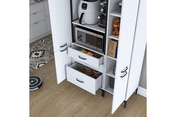 Eligius Høyskap - Hvit - Oppbevaring - Skap - Oppbevaringsskap