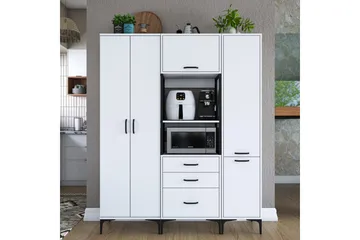 Eligius Høyskap - Hvit - Oppbevaring - Skap - Oppbevaringsskap