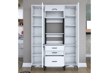 Eligius Høyskap - Hvit - Oppbevaring - Skap - Oppbevaringsskap