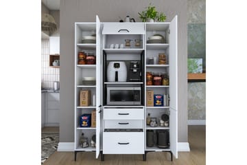 Eligius Høyskap - Hvit - Oppbevaring - Skap - Oppbevaringsskap