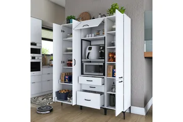 Eligius Høyskap - Hvit - Oppbevaring - Skap - Oppbevaringsskap