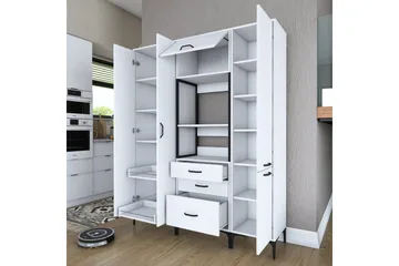 Eligius Høyskap - Hvit - Oppbevaring - Skap - Oppbevaringsskap