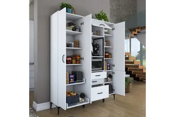 Eligius Høyskap - Hvit - Oppbevaring - Skap - Oppbevaringsskap