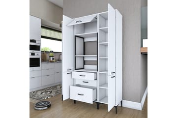 Eligius Høyskap - Hvit - Oppbevaring - Skap - Oppbevaringsskap