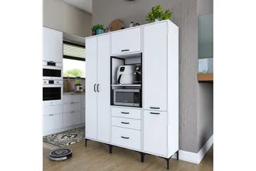 Eligius Høyskap - Hvit - Oppbevaring - Skap - Oppbevaringsskap