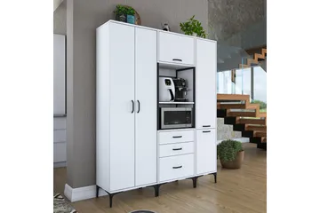Eligius Høyskap - Hvit - Oppbevaring - Skap - Oppbevaringsskap