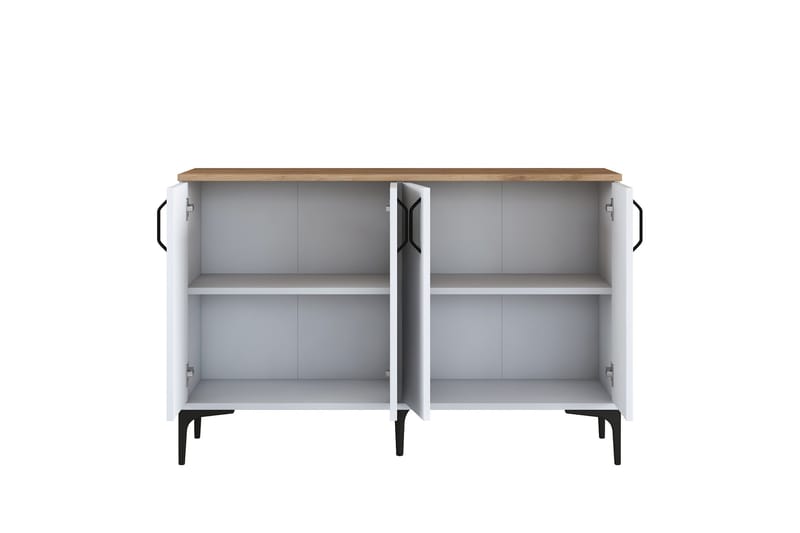 Eligius Underskap - Hvit/Valnøtt - Oppbevaring - Skap - Oppbevaringsskap