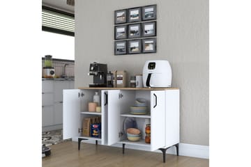 Eligius Underskap - Hvit/Valnøtt - Oppbevaring - Skap - Oppbevaringsskap