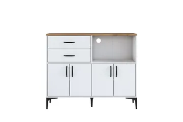 Eligius Underskap - Hvit/Valnøtt - Oppbevaring - Skap - Oppbevaringsskap