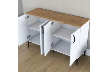 Eligius Underskap - Hvit/Valnøtt - Oppbevaring - Skap - Oppbevaringsskap