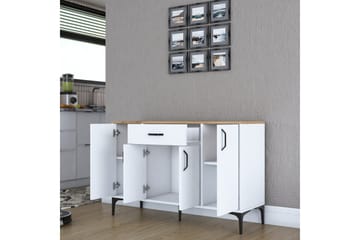 Eligius Underskap - Hvit/Valnøtt - Oppbevaring - Skap - Oppbevaringsskap