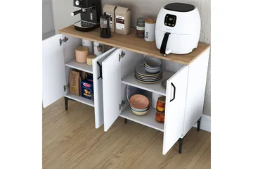 Eligius Underskap - Hvit/Valnøtt - Oppbevaring - Skap - Oppbevaringsskap