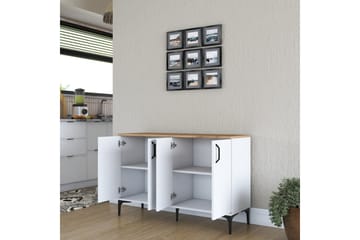 Eligius Underskap - Hvit/Valnøtt - Oppbevaring - Skap - Oppbevaringsskap