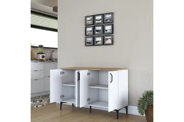 Eligius Underskap - Hvit/Valnøtt - Oppbevaring - Skap - Oppbevaringsskap