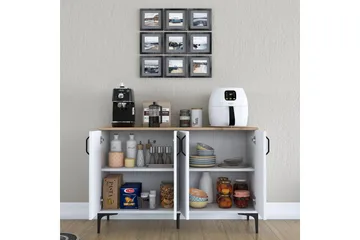 Eligius Underskap - Hvit/Valnøtt - Oppbevaring - Skap - Oppbevaringsskap