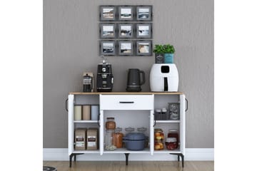 Eligius Underskap - Hvit/Valnøtt - Oppbevaring - Skap - Oppbevaringsskap