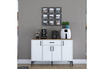 Eligius Underskap - Hvit/Valnøtt - Oppbevaring - Skap - Oppbevaringsskap