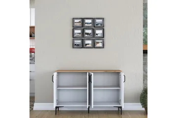 Eligius Underskap - Hvit/Valnøtt - Oppbevaring - Skap - Oppbevaringsskap