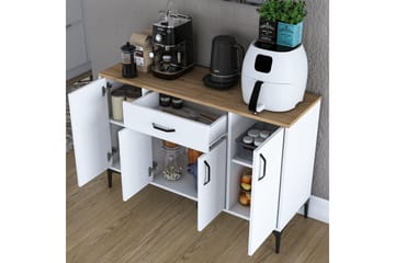 Eligius Underskap - Hvit/Valnøtt - Oppbevaring - Skap - Oppbevaringsskap