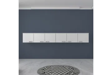 Ervon Veggbrett 243x243 cm - Hvit - Oppbevaring - Skap - Oppbevaringsskap