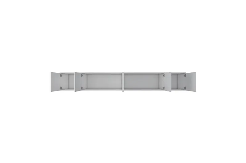 Ervon Veggbrett 243x243 cm - Hvit - Oppbevaring - Skap - Oppbevaringsskap