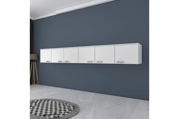 Ervon Veggbrett 243x243 cm - Hvit - Oppbevaring - Skap - Oppbevaringsskap