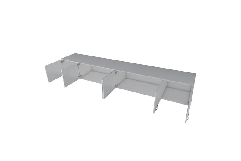 Ervon Veggbrett 243x243 cm - Hvit - Oppbevaring - Skap - Oppbevaringsskap