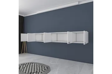 Ervon Veggbrett 243x243 cm - Hvit - Oppbevaring - Skap - Oppbevaringsskap