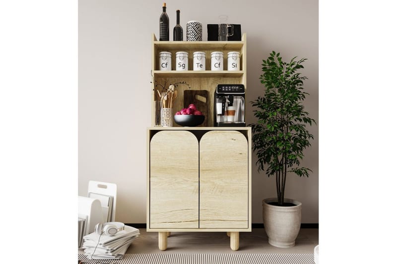 Estra Highboard - Brun - Oppbevaring - Skap - Oppbevaringsskap