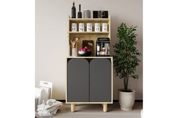 Estra Highboard - Brun/Antrasitt - Oppbevaring - Skap - Oppbevaringsskap