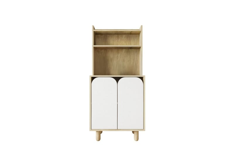 Estra Highboard, Brun/Hvit