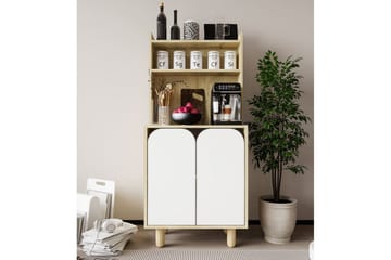 Estra Highboard - Brun/Hvit - Oppbevaring - Skap - Oppbevaringsskap