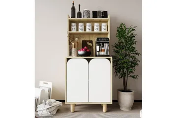 Estra Highboard - Brun/Hvit - Oppbevaring - Skap - Oppbevaringsskap