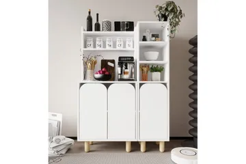 Estra Highboard - Hvit - Oppbevaring - Skap - Oppbevaringsskap