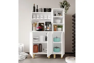 Estra Highboard - Hvit - Oppbevaring - Skap - Oppbevaringsskap