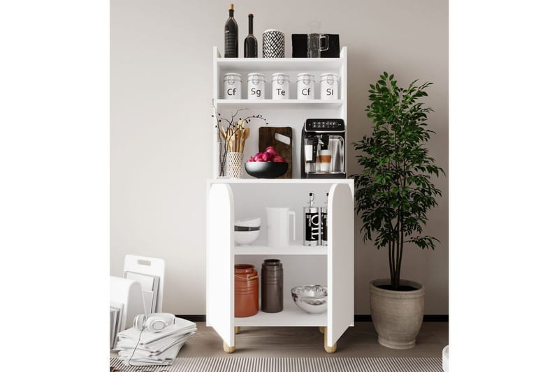 Estra Highboard - Hvit - Oppbevaring - Skap - Oppbevaringsskap