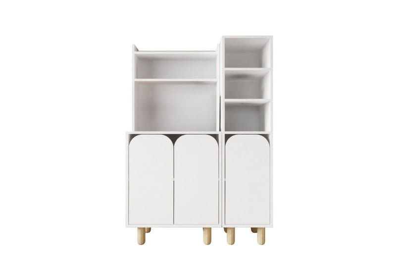 Estra Highboard - Hvit - Oppbevaring - Skap - Oppbevaringsskap