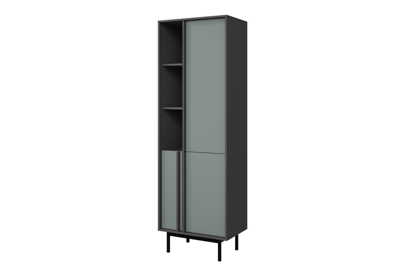 Farshian Highboard - Grå/Grønn - Oppbevaring - Skap - Oppbevaringsskap