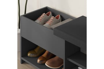 Filux Skoskap 120,3 cm - Antrasitt - Oppbevaring - Skap - Oppbevaringsskap