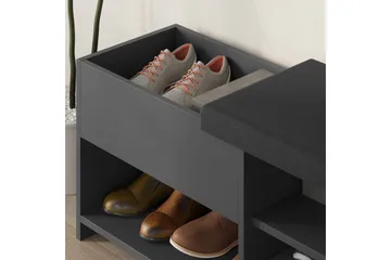 Filux Skoskap 120,3 cm - Antrasitt - Oppbevaring - Skap - Oppbevaringsskap