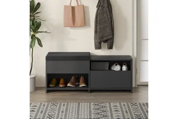 Filux Skoskap 120,3 cm - Antrasitt - Oppbevaring - Skap - Oppbevaringsskap