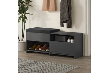 Filux Skoskap 120,3 cm - Antrasitt - Oppbevaring - Skap - Oppbevaringsskap