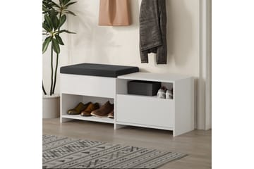Filux Skoskap 120,3 cm - Hvit - Oppbevaring - Skap - Oppbevaringsskap