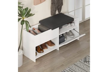 Filux Skoskap 120,3 cm - Hvit - Oppbevaring - Skap - Oppbevaringsskap