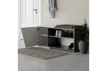 Fiona Skoskap 104,6 cm - Antrasitt/Hvit - Oppbevaring - Skap - Oppbevaringsskap