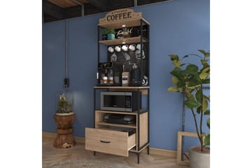 Flerbruks Kapasitetskap Cerreta 154 (70 x 206,8 x 40 cm) - Brun - Oppbevaring - Skap - Oppbevaringsskap