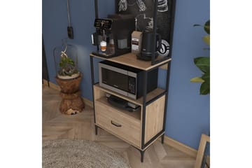 Flerbruks Kapasitetskap Cerreta 154 (70 x 206,8 x 40 cm) - Brun - Oppbevaring - Skap - Oppbevaringsskap