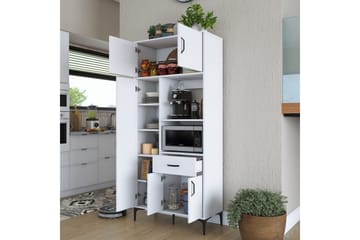 Flerbruks Kapasitetskap Cerreta 165 Hvit - Hvit - Oppbevaring - Skap - Oppbevaringsskap